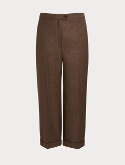 Pantaloni in flanella di lana