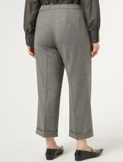 Pantaloni in flanella di lana