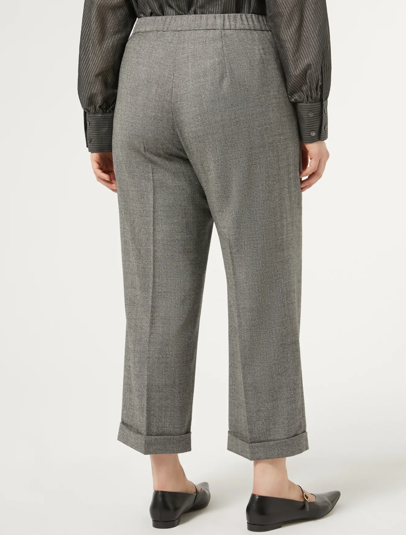 Pantaloni in flanella di lana