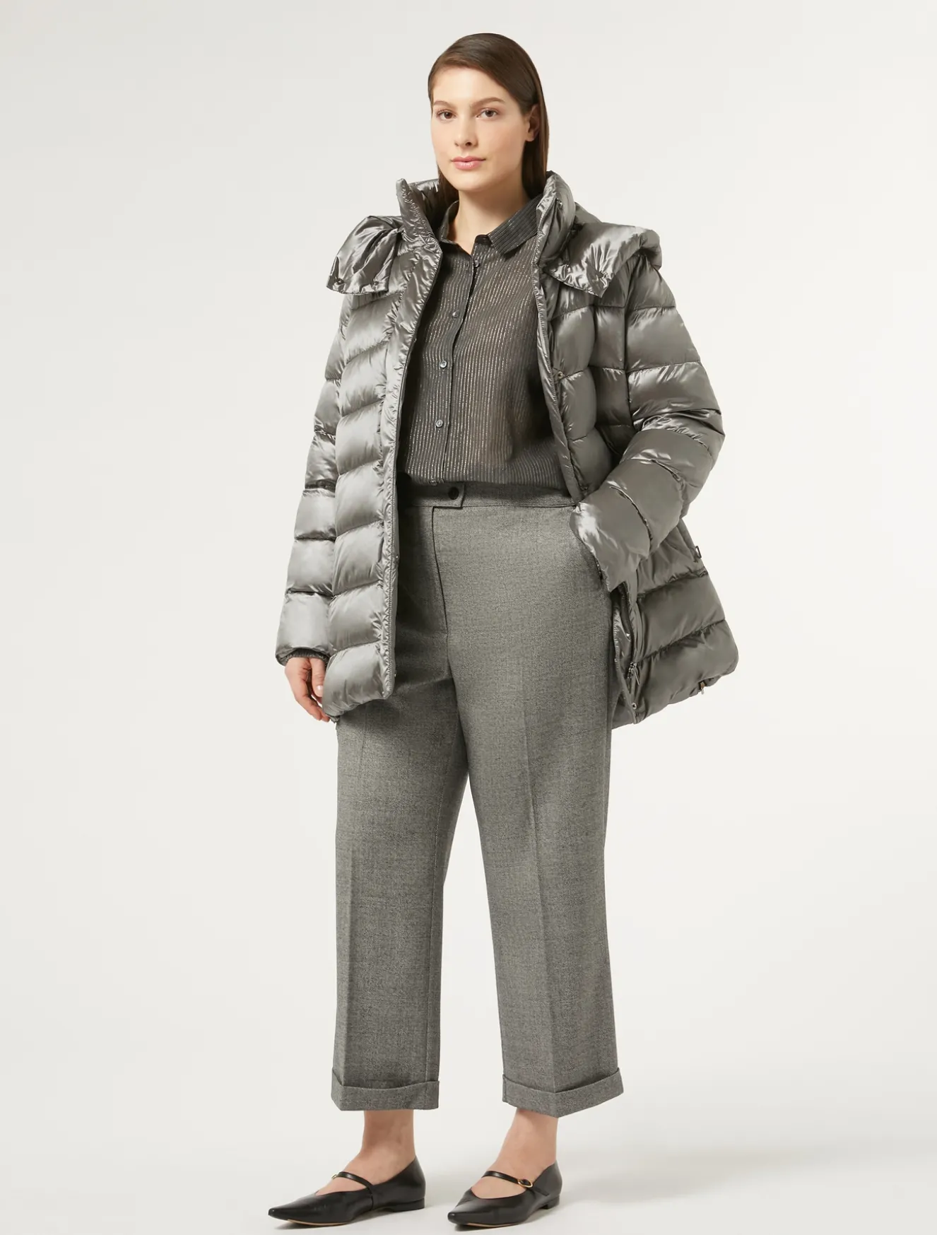 Pantaloni in flanella di lana