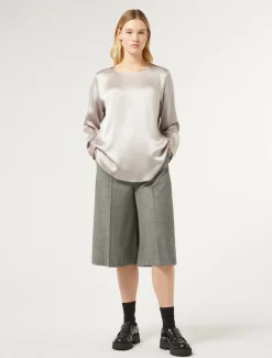 Pantaloni in flanella di lana