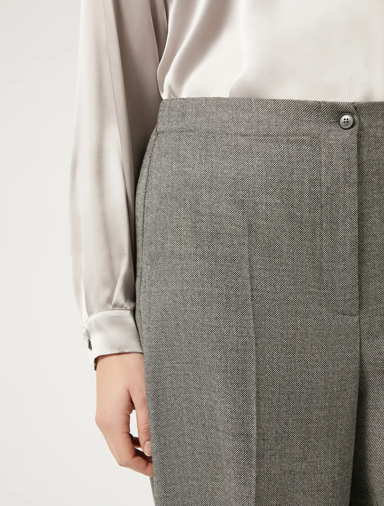 Pantaloni in flanella di lana