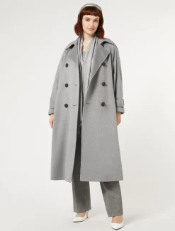 Pantaloni in foulé di lana