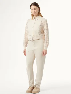 Pantaloni in gabardina