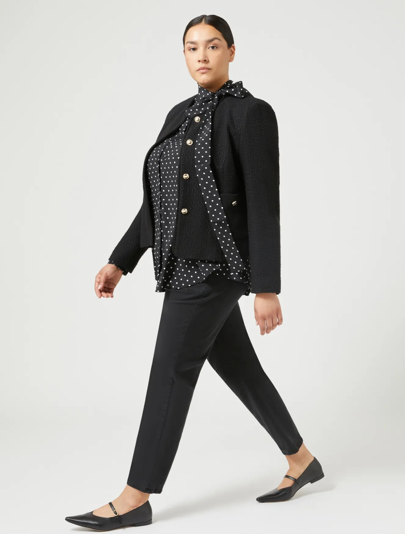 Pantaloni in gabardina