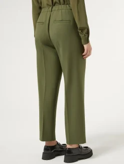 Pantaloni in gabardina di lana