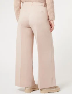 Pantaloni in gabardina fluida