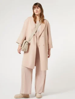 Pantaloni in gabardina fluida