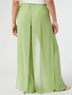 Pantaloni in georgette