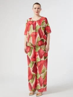 Pantaloni in georgette