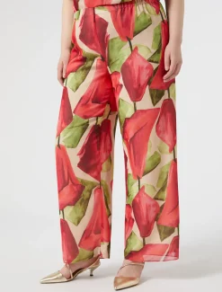 Pantaloni in georgette