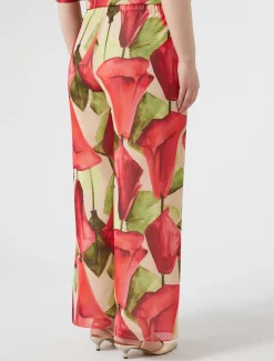 Pantaloni in georgette