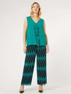 Pantaloni in georgette