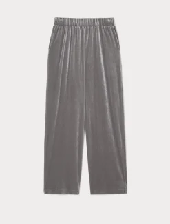 Pantaloni in jersey di velluto