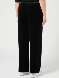 Pantaloni in jersey di velluto