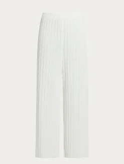 Pantaloni in jersey plissé