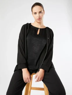 Pantaloni in jersey punto Milano