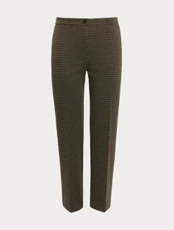 Pantaloni in jersey tinto filo