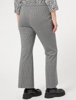 Pantaloni in jersey tinto filo