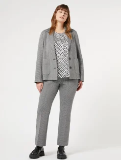 Pantaloni in jersey tinto filo