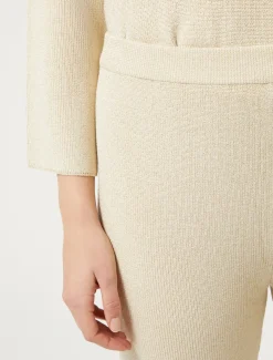 Pantaloni in lana e lurex