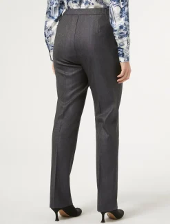 Pantaloni in lana e seta