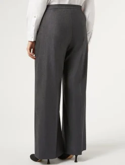 Pantaloni in lana e seta