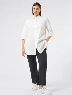 Pantaloni in misto cotone stretch