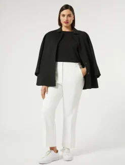 Pantaloni in misto cotone stretch