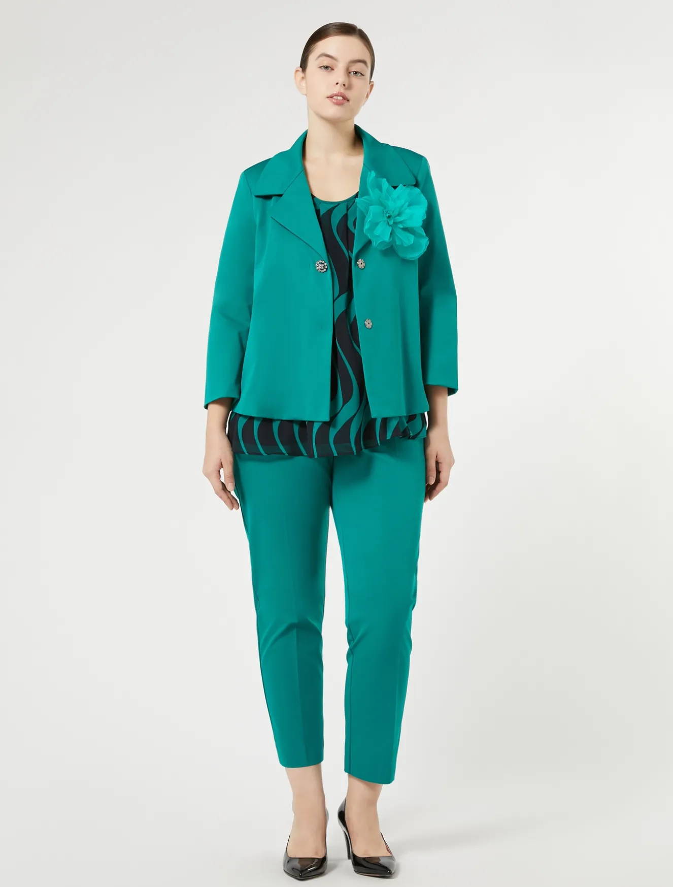 Pantaloni in ottoman