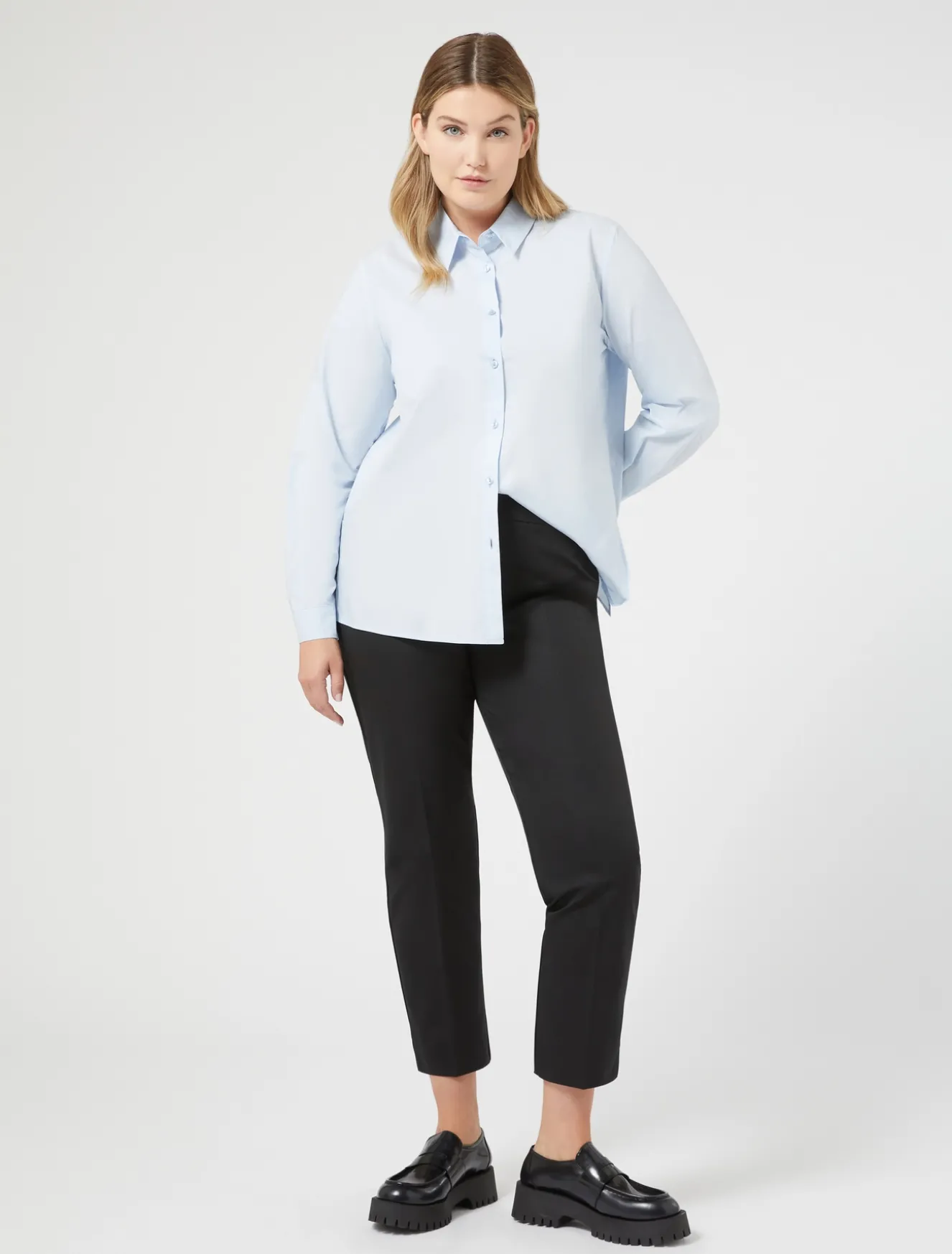 Pantaloni in ottoman