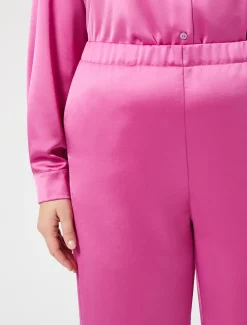 Pantaloni in raso fluido