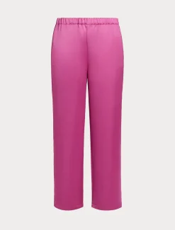 Pantaloni in raso fluido