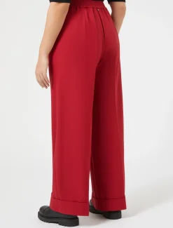 Pantaloni in saglia di misto viscosa