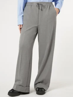 Pantaloni in saglia di misto viscosa