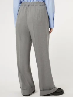 Pantaloni in saglia di misto viscosa