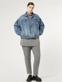 Pantaloni in saglia di misto viscosa