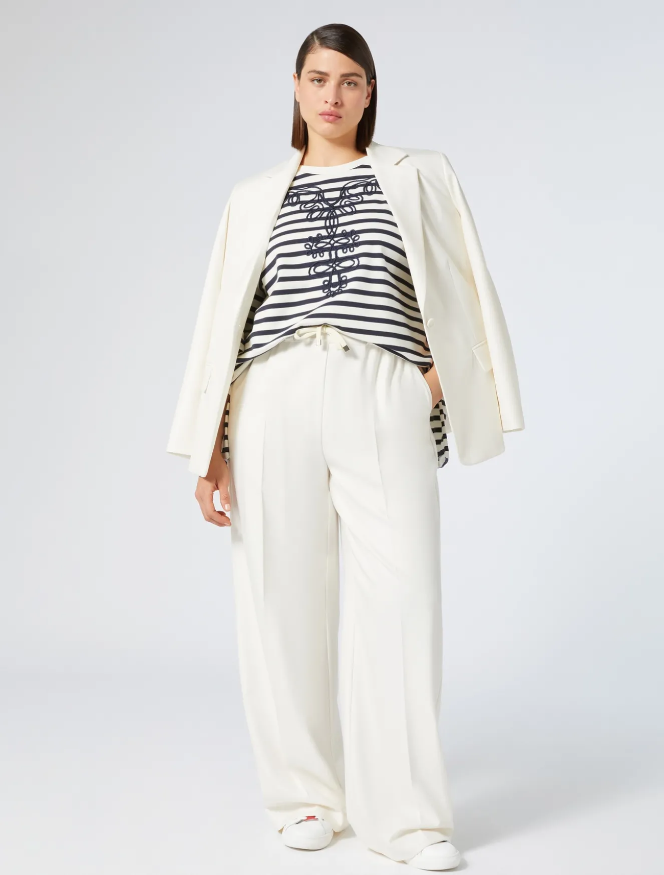 Pantaloni in saglia di viscosa