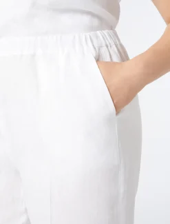 Pantaloni in tela di lino