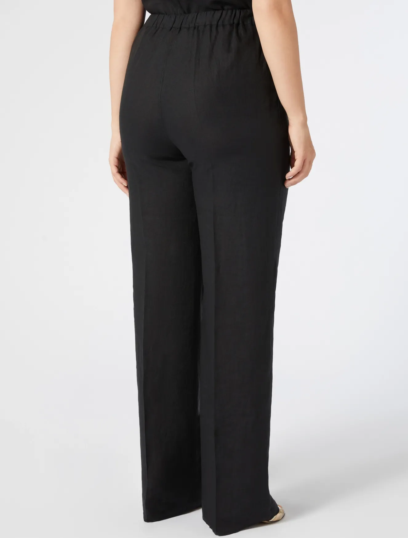 Pantaloni in tela di lino