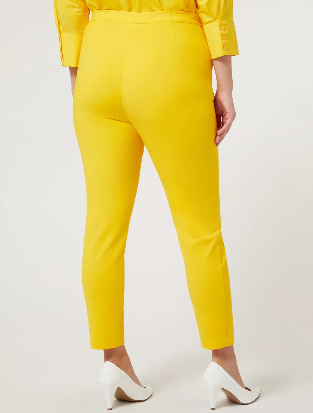 Pantaloni in tela di misto cotone