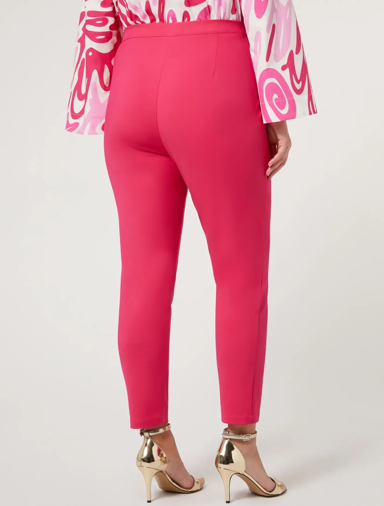 Pantaloni in tela di misto cotone