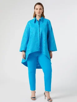 Pantaloni in tela di misto cotone