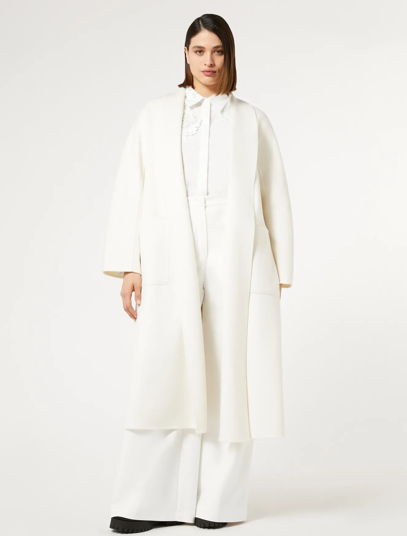 Pantaloni in tela di misto cotone