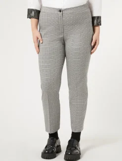 Pantaloni in tela tecnica e viscosa