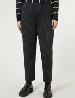 Pantaloni in tessuto punto Milano