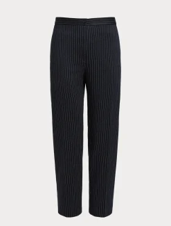 Pantaloni in tessuto punto Milano