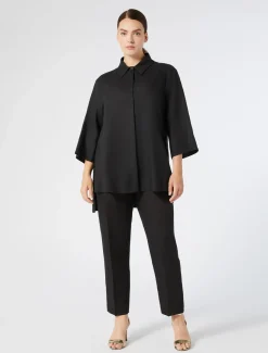 Pantaloni in tessuto spalmato