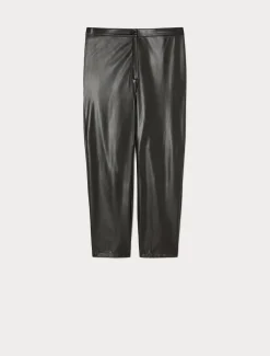 Pantaloni in tessuto spalmato