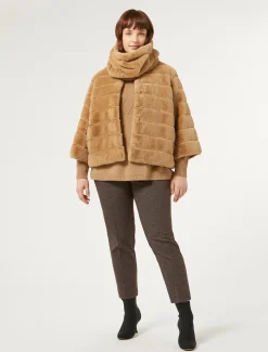 Pantaloni in tessuto tinto filo e viscosa